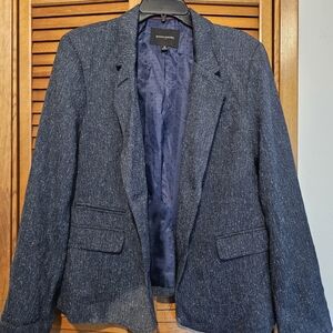 Navy Blazer with Notched Lapel
